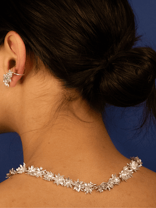 Gargantilla Frailejones Baby Plata