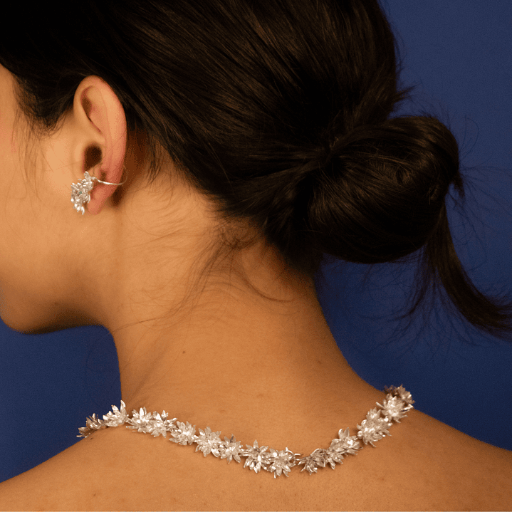 Gargantilla Frailejones Baby Plata 2