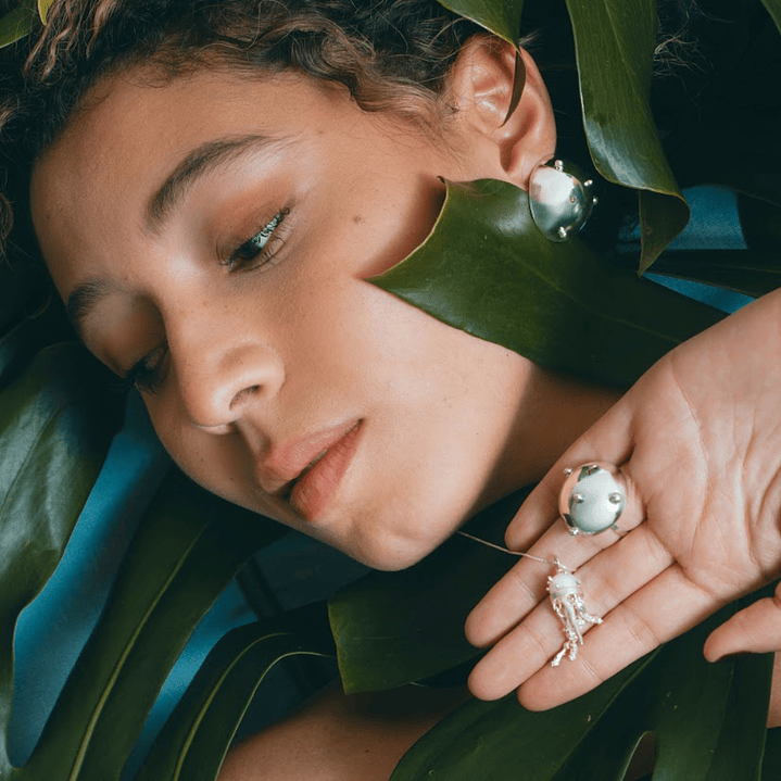 Anillo Domos Grandes Medusa Plata 3