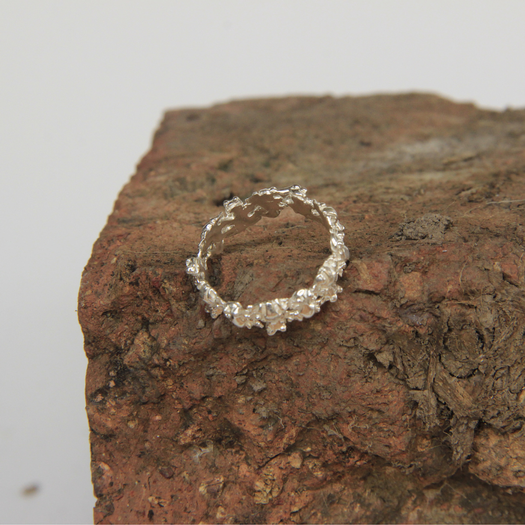 Anillo Infinito Ranas Plata 5