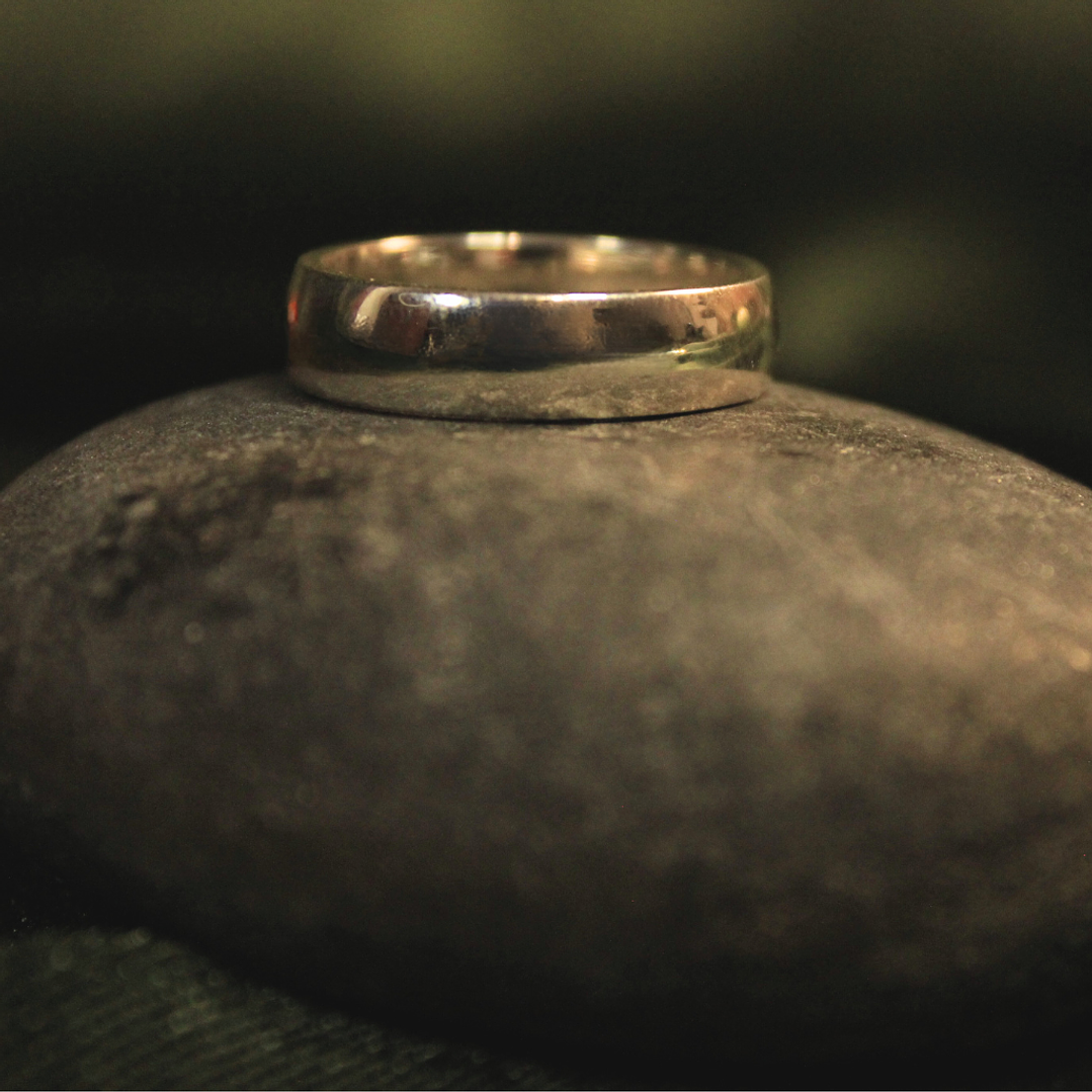 Anillo matrimonio media caña hombre 1