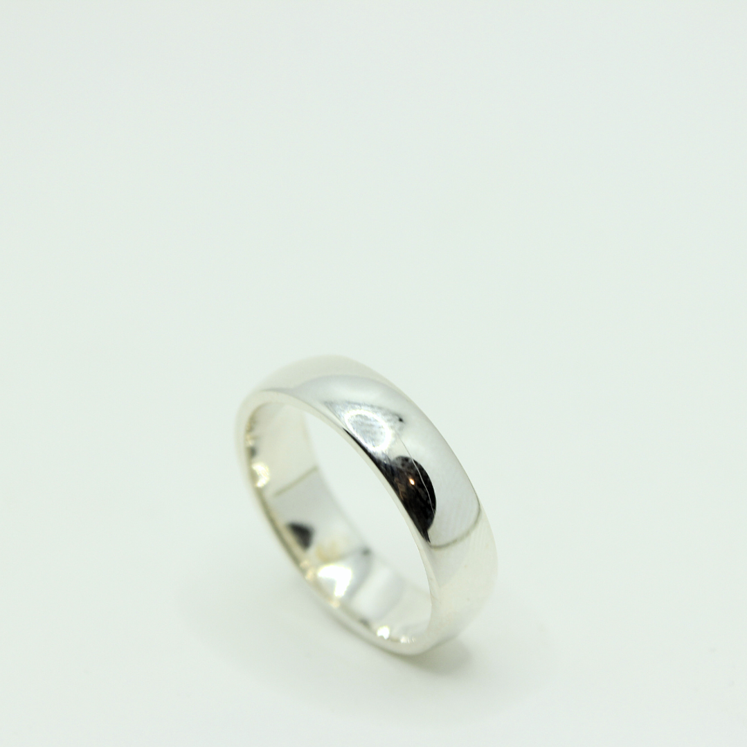 Anillo matrimonio media caña hombre 2