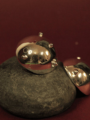 Aretes Domos Grandes Medusa Plata