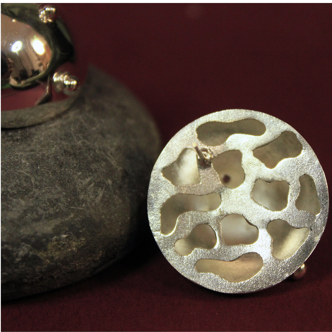 Aretes Domos Grandes Medusa Plata 1