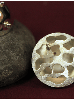 Aretes Domos Grandes Medusa Plata