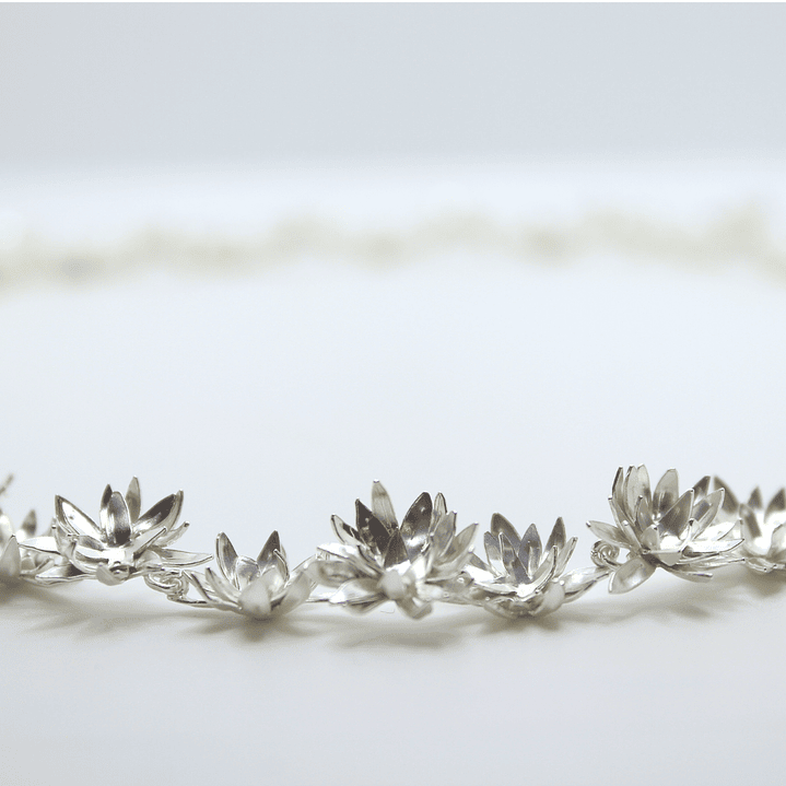 Gargantilla Frailejones Baby Plata 3