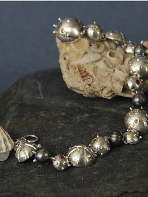 Gargantilla domos medusa plata