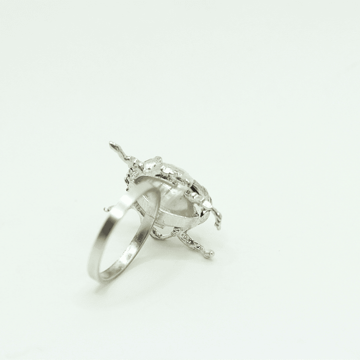 Anillo Escarabajo Grande Plata 5