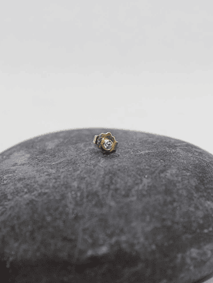 Piercing diamante oro