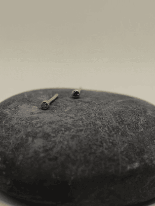 Aretes diamante rosa oro amarillo