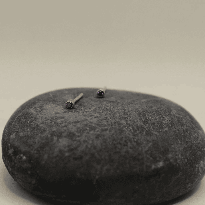 Aretes diamante rosa oro amarillo 2