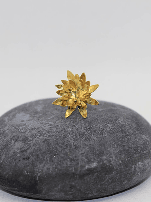 Mini frailejones dorados plata