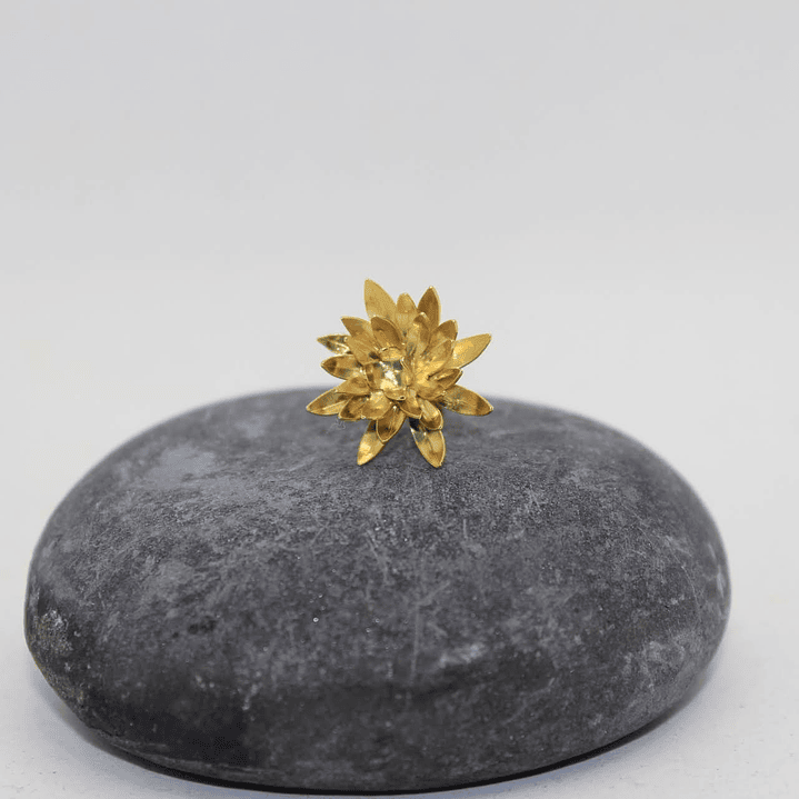 Mini frailejones dorados plata 2