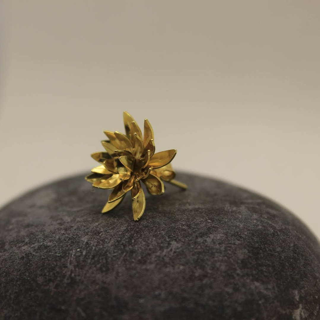 Mini frailejones dorados plata 4