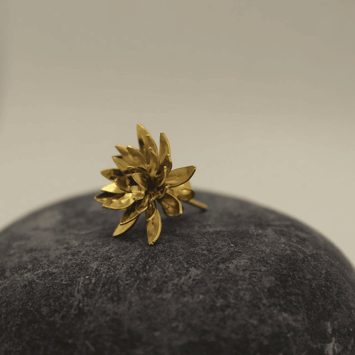 Mini frailejones dorados plata 4