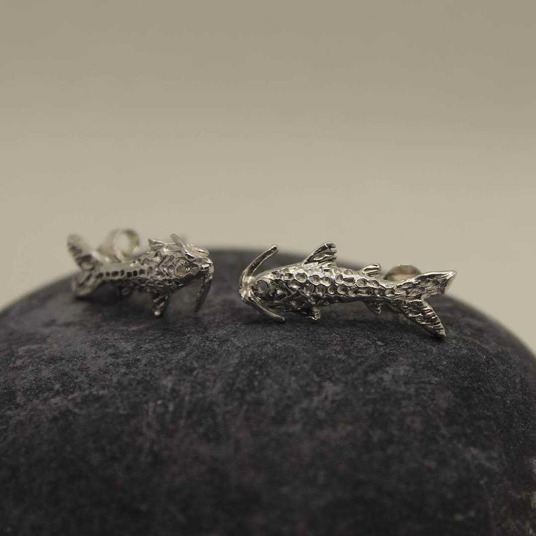 Aretes Pez Nicuro Magdalena Plata 2