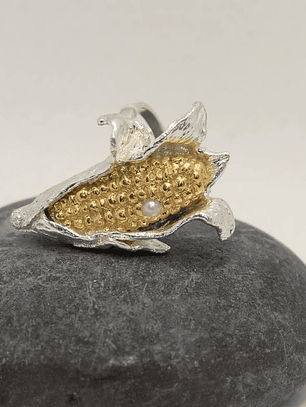 Anillo grande  Maíz Perla 