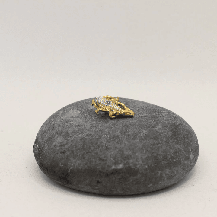 Collar maís mini esmeralda plata  1