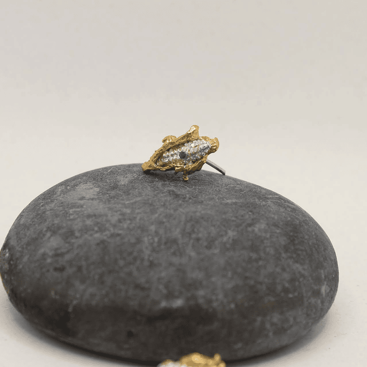 Aretes mini esmeralda 4