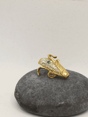 Aretes Maíz Mediano esmeralda