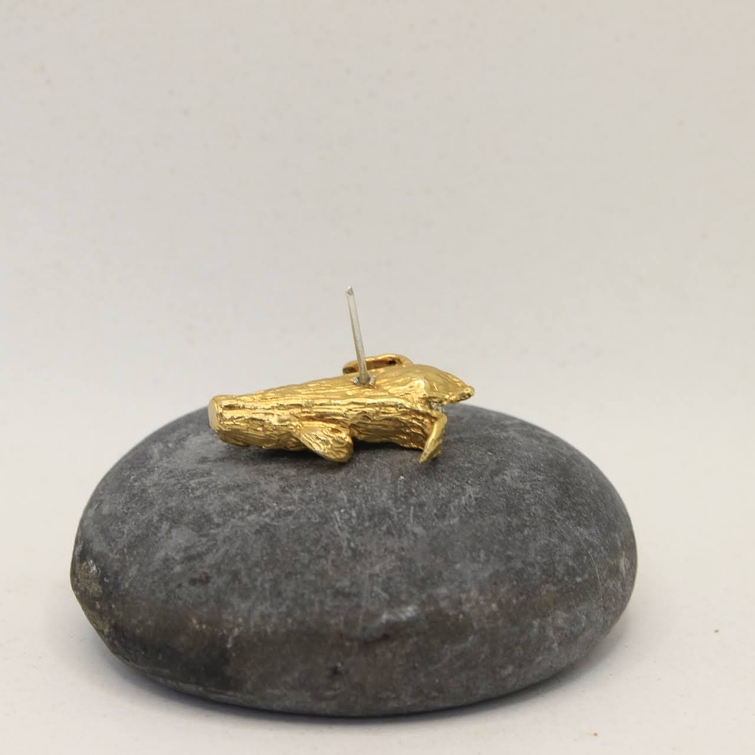 Aretes Maíz Mediano esmeralda 3