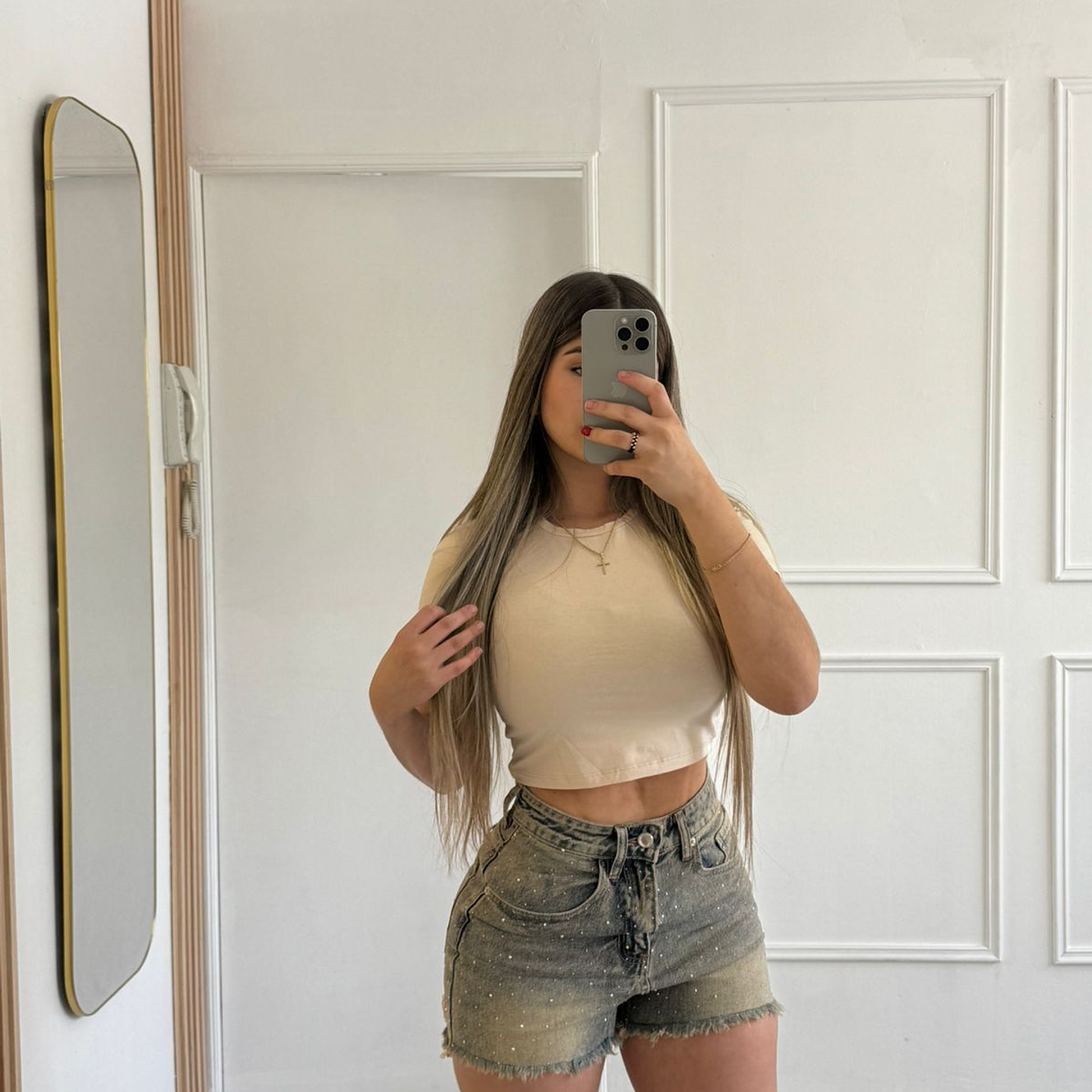 Short Europeo cobrizo modelo dos bolsillos A3323-B 3