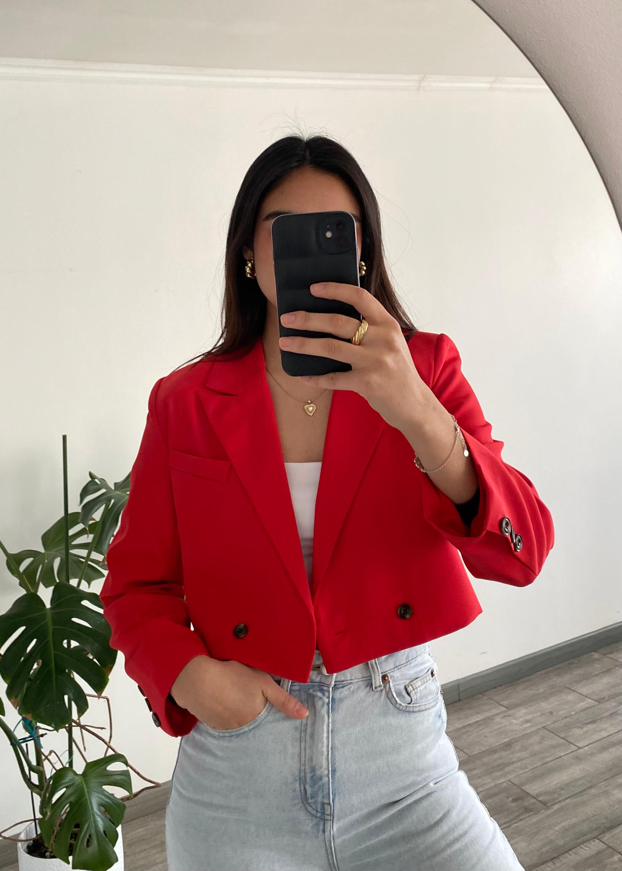 Blazer Bruna Rojo