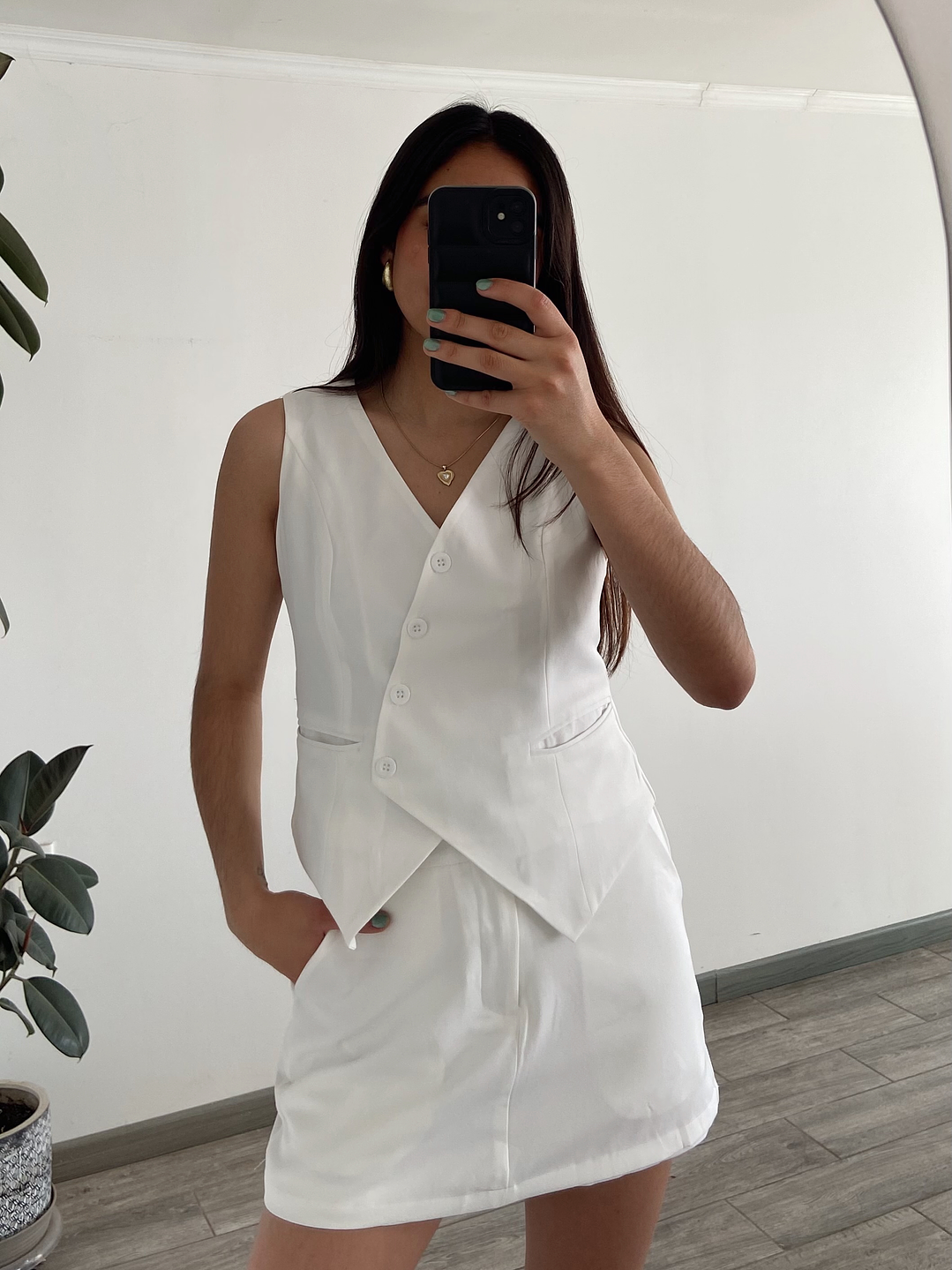 Conjunto Sastrero Blanco 2