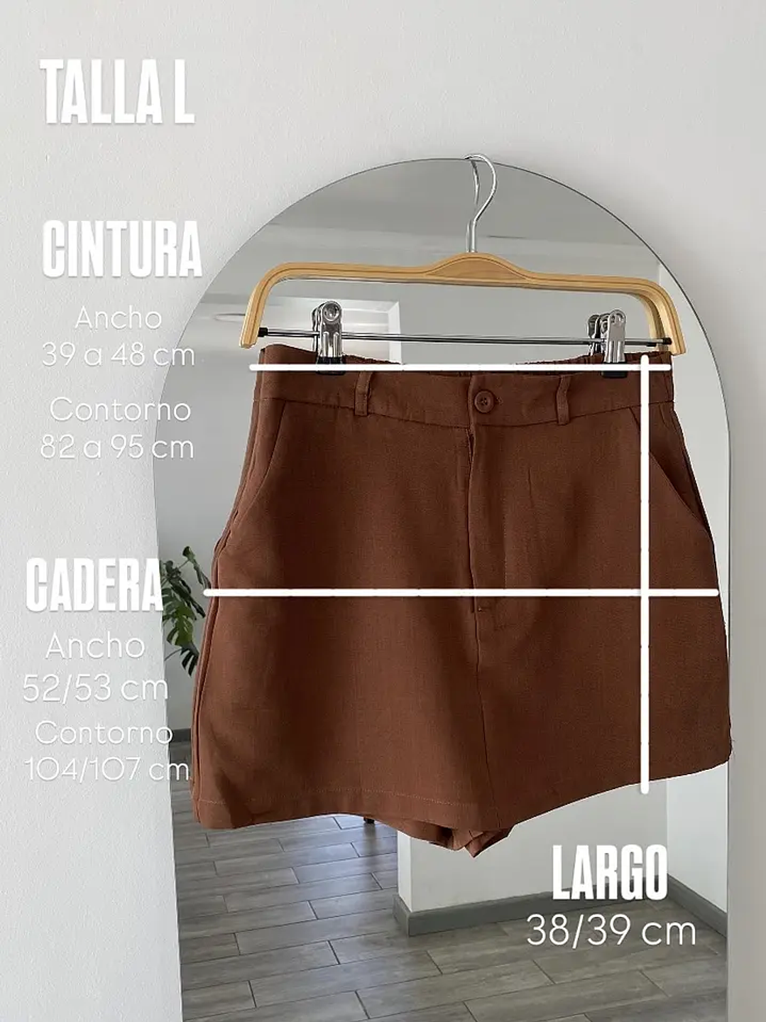 Falda/short Café 6