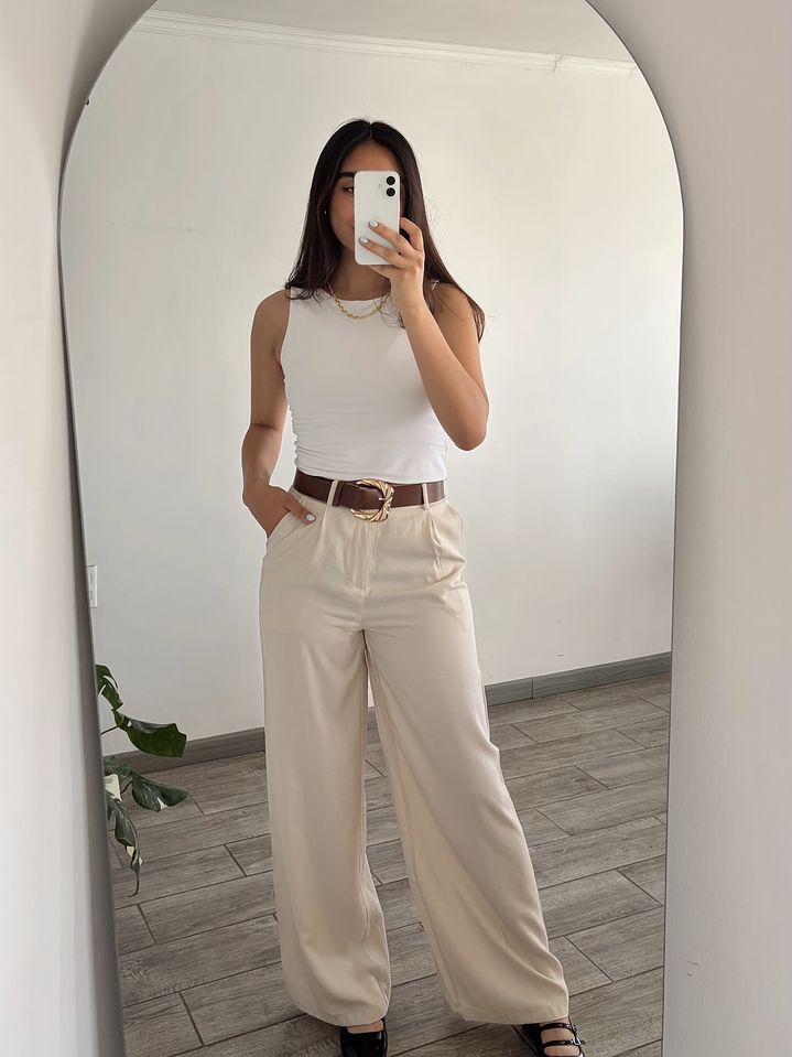 Palazzo Cinturón Crema 2