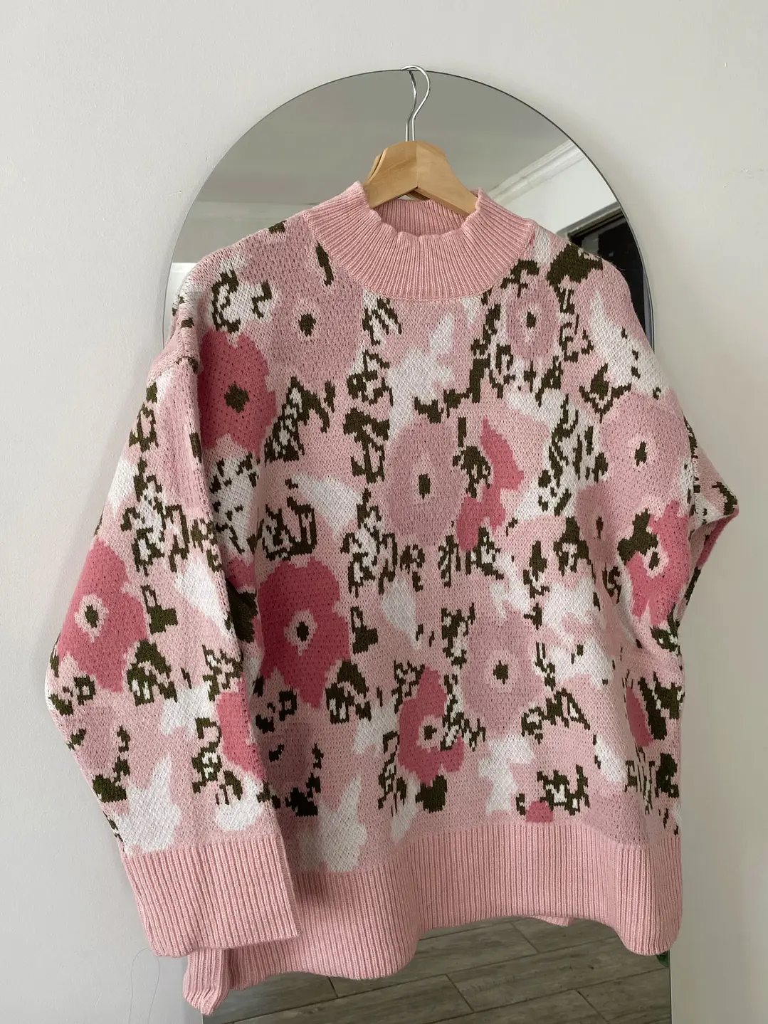 Sweater Flores Rosa 5