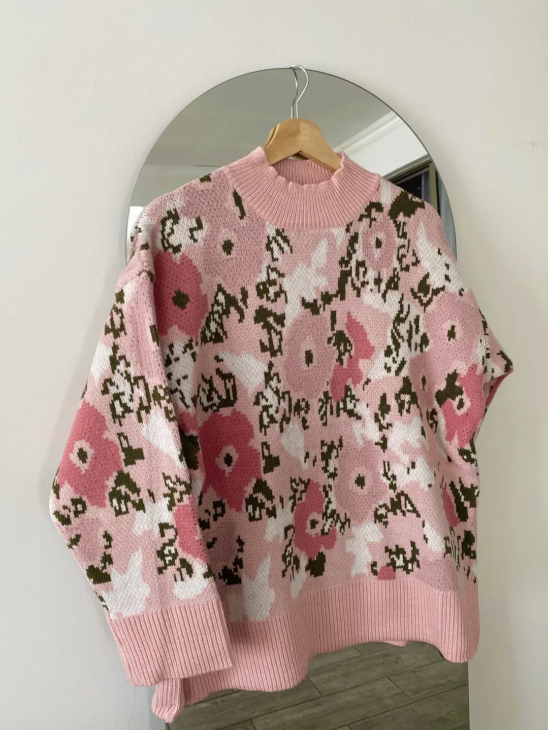 Sweater Flores Rosa 2