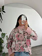 Sweater Flores Rosa - Miniatura 1
