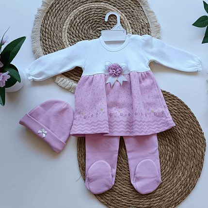 Vestido Tejido Punto Cruz 1