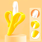 Mordedor Banana De Silicona Para Bebés Con Estuche Color Amarillo - Miniatura 2