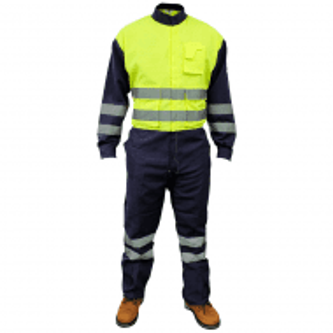 OVEROL REFLECTIVO BICOLOR AZUL/AMARILLO 2