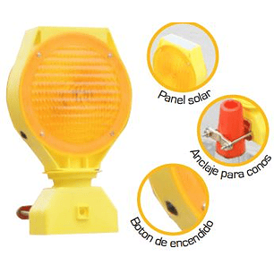 LAMPARA SOLAR LED PARA CONO