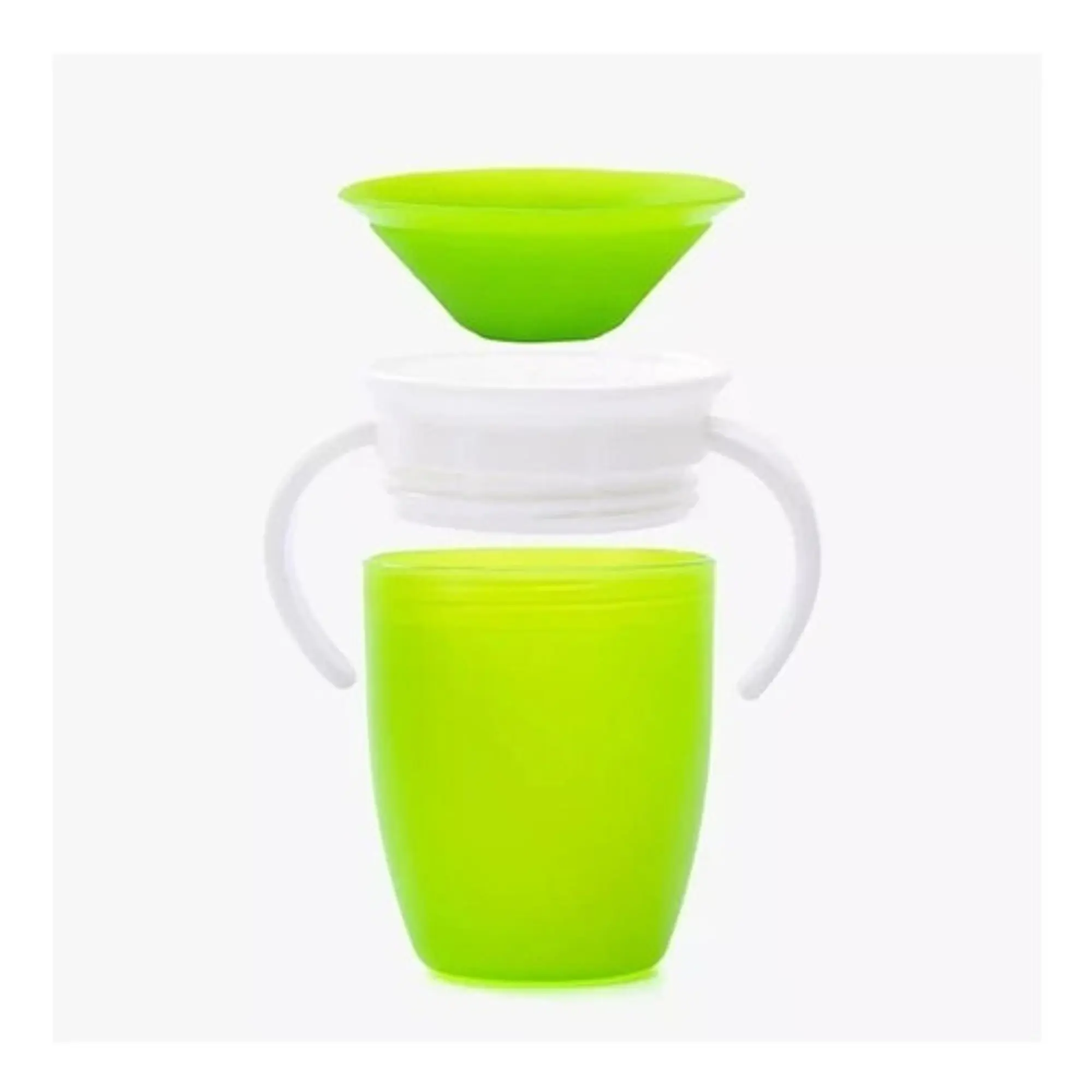 Vaso Antiderrame Bebe 360° Vaso Con Agarradera 15
