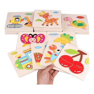 Juguete De Madera Rompecabezas Puzzles Montessori