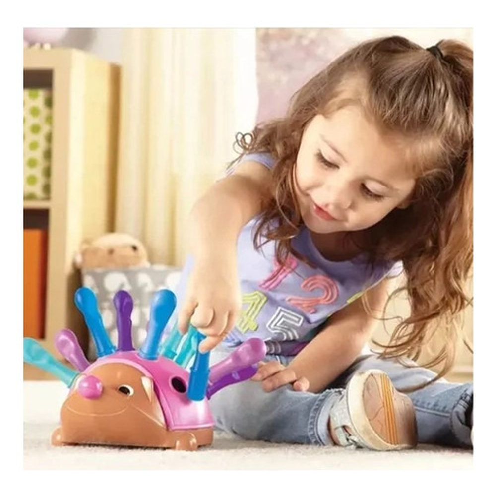 Erizo Juguete Encaje Moticidad Fina Montessori Original 3