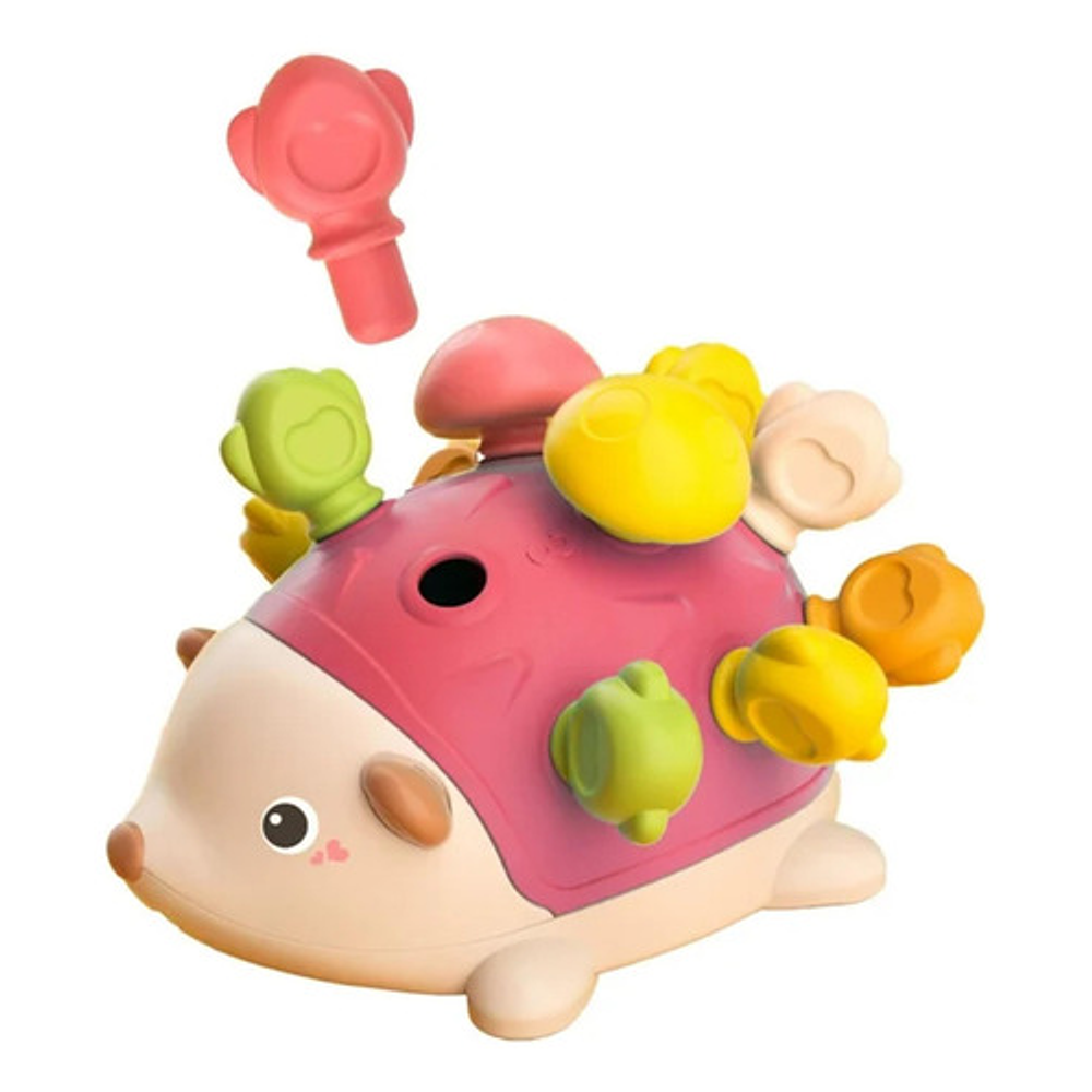 Erizo Juguete Encaje Moticidad Fina Montessori Original 12