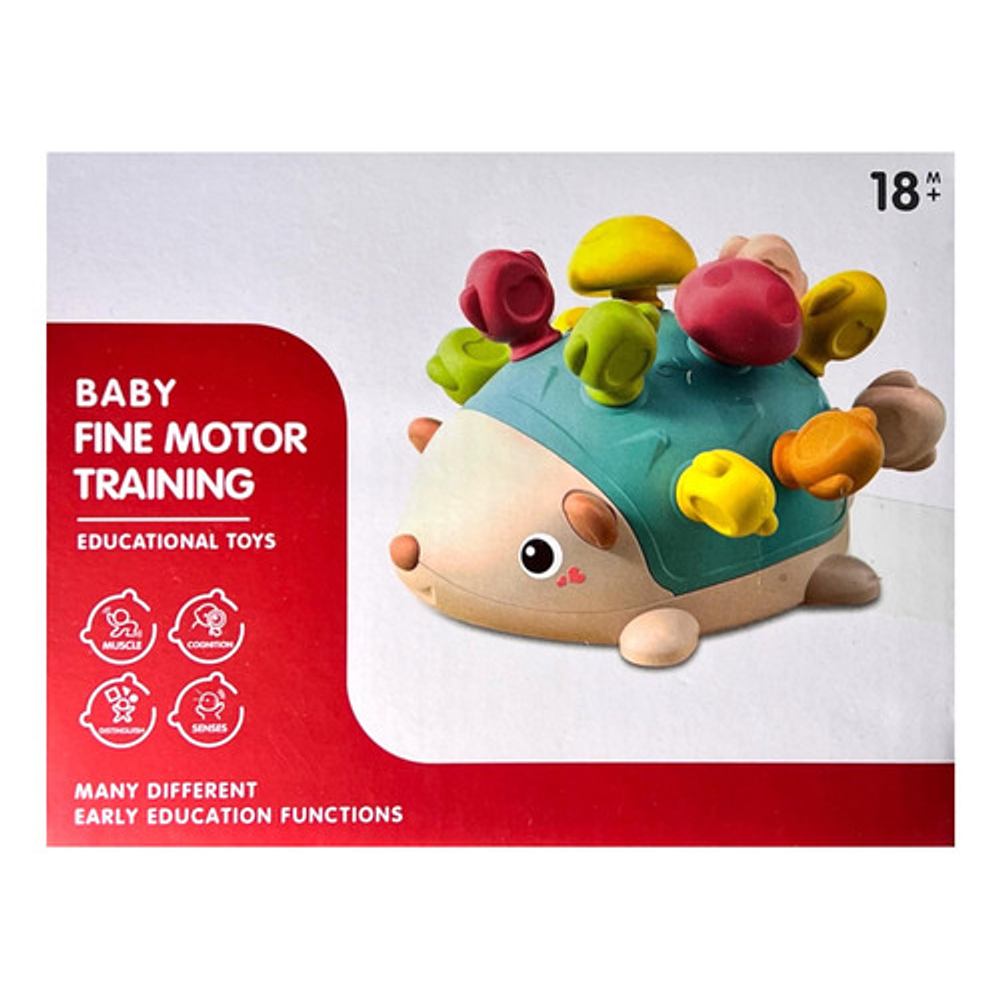 Erizo Juguete Encaje Moticidad Fina Montessori Original 14