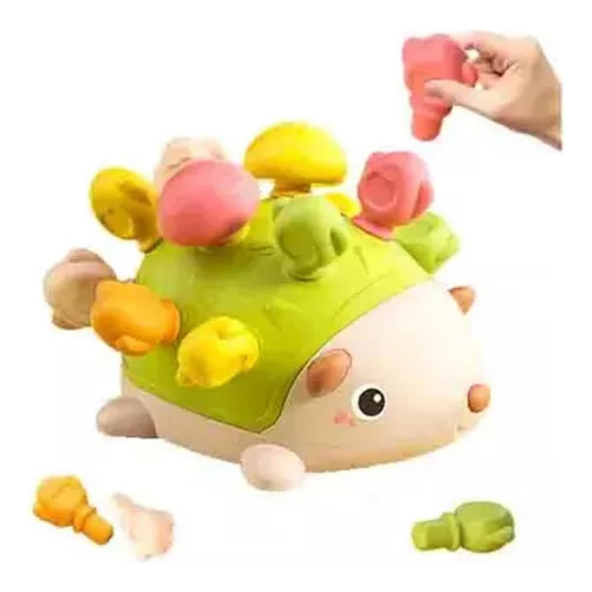 Erizo Juguete Encaje Moticidad Fina Montessori Original 16