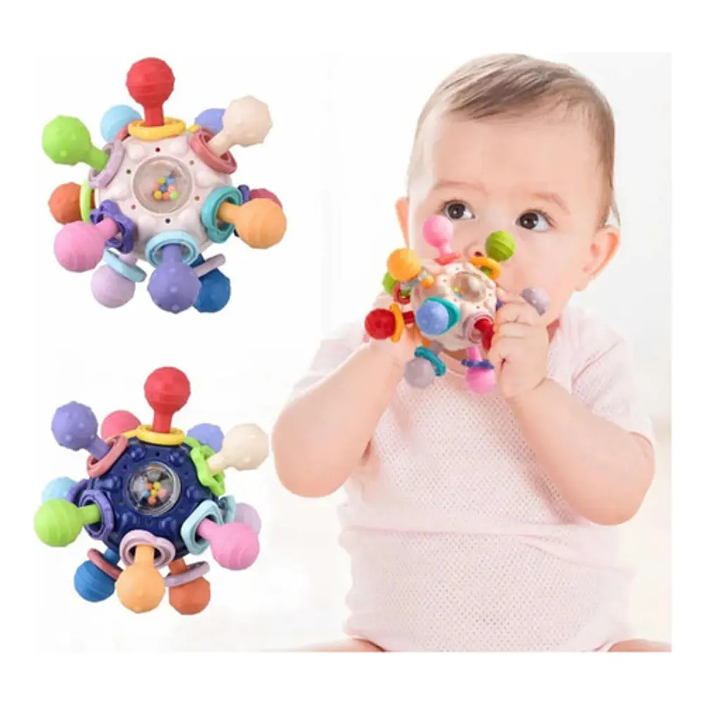 Juguetes Sensoriales Para Bebés Montessori 4 En 1 Pelota 4
