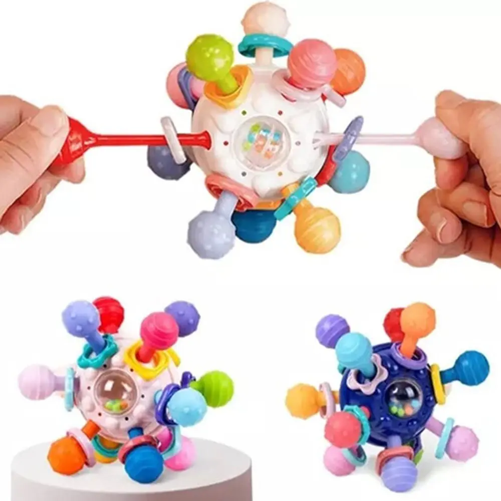 Juguetes Sensoriales Para Bebés Montessori 4 En 1 Pelota 7