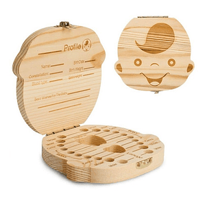 Caja Para Dientes Madera Para Niños X 6 Uni