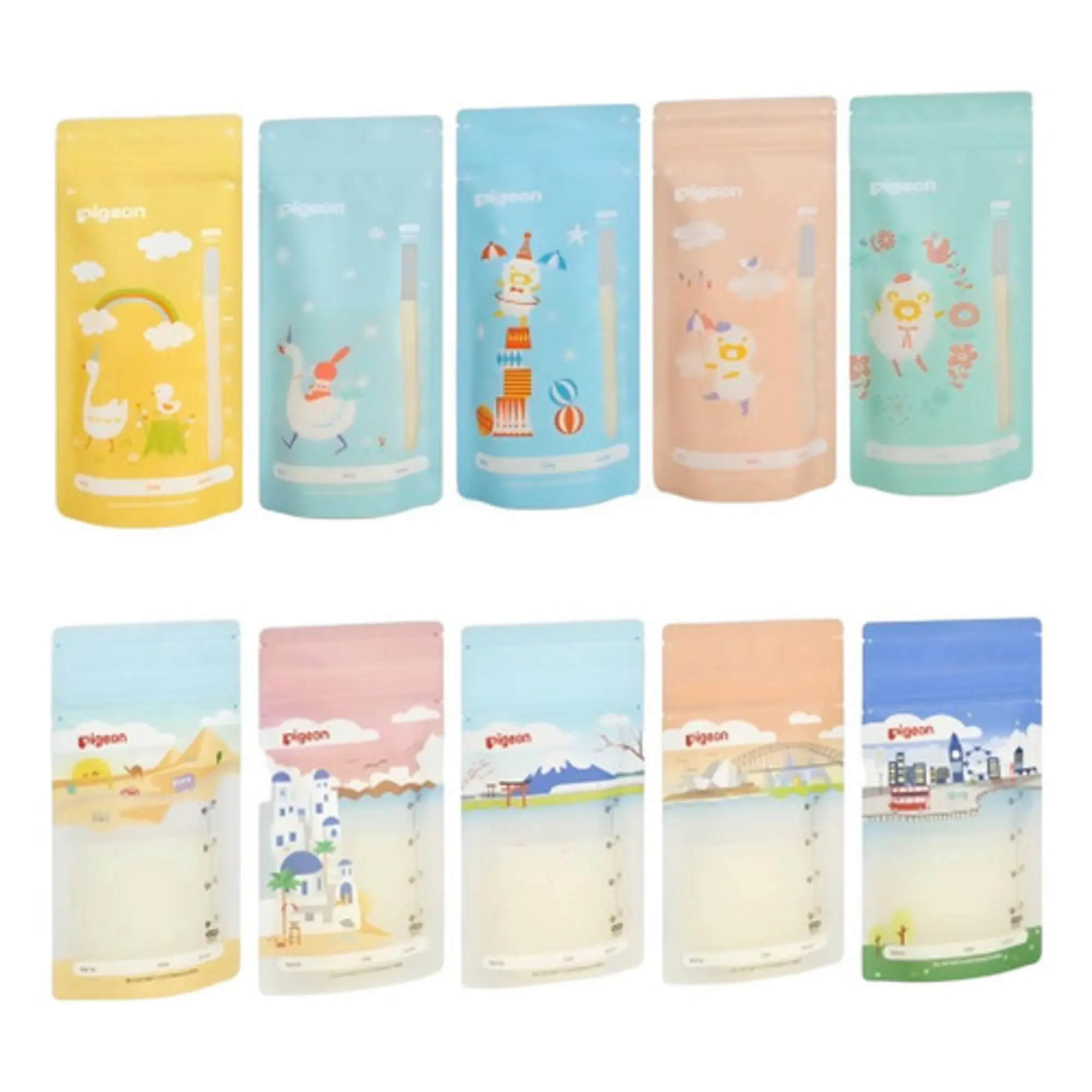 Bolsas Para Almacenar Leche Materna Pigeon - 180ml - 25uds 2
