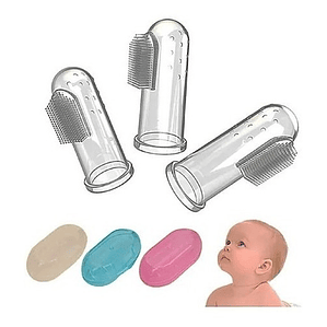 Cepillo De Diente De Silicona Para Bebé Con Cajita Estuche
