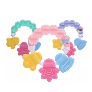 Mordedor De Silicona Y Sonajeros Para Bebes Y Niños