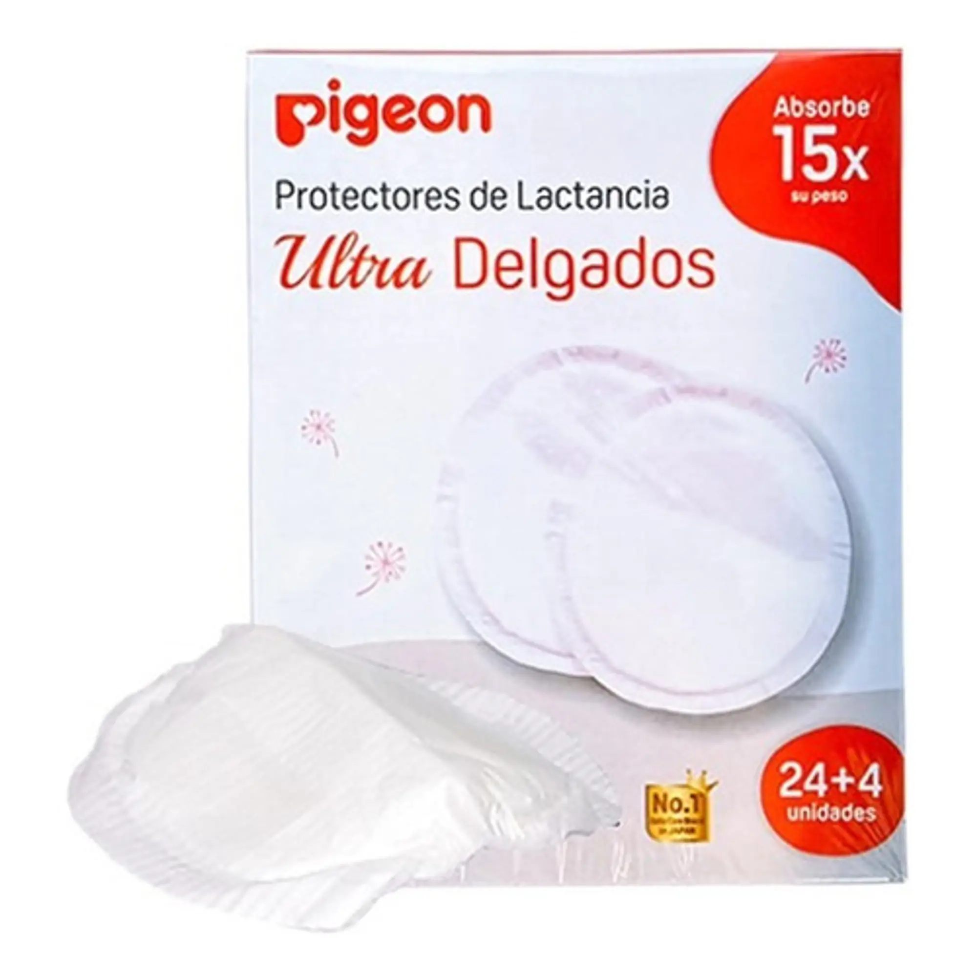 Protector Para Lactancia Pigeon 24+4 Und 1